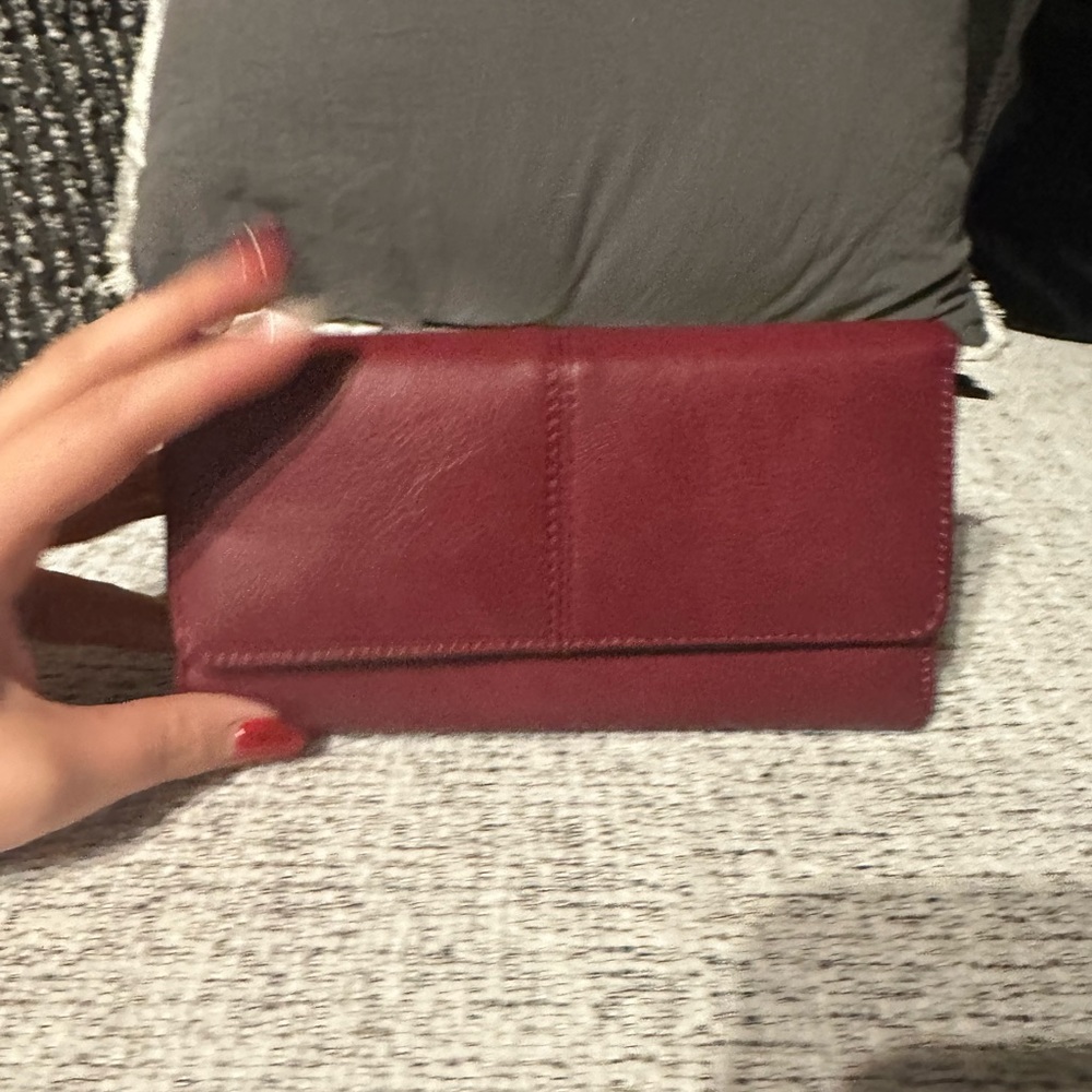 red wallet